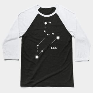 Leo Zodiac Constellation Sign Baseball T-Shirt
